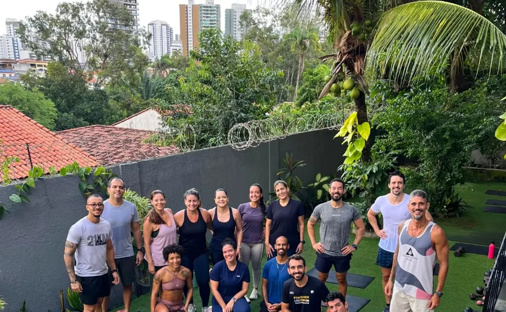 Mahamudra Salvador, treino funcional ao ar livre